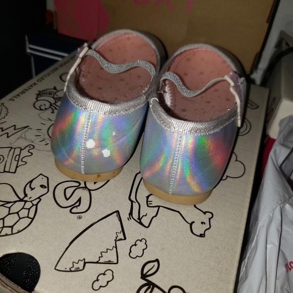 UNICORN FLAT SLIPPERS Girls size 9.5 - Picture 3 of 7